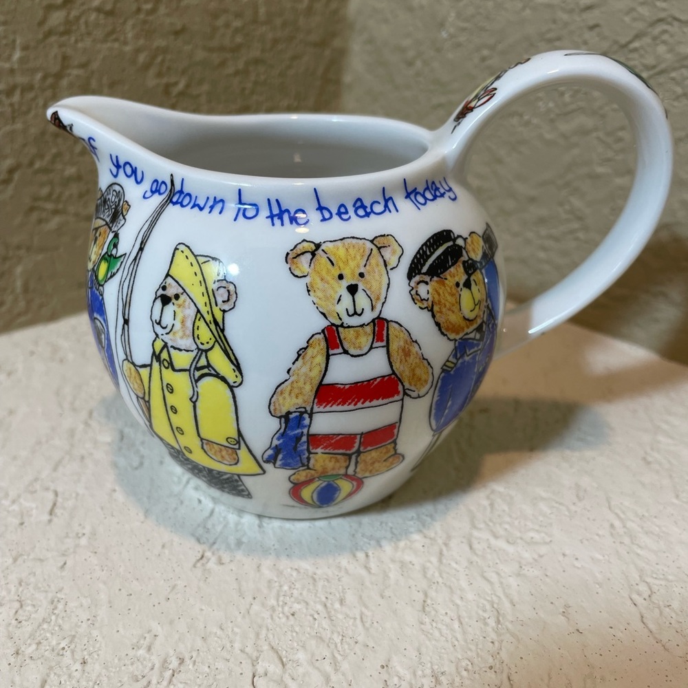 Beach Bears Cardew Design milk pitcher